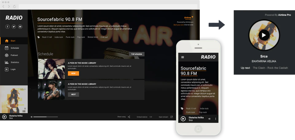screenshot of Airtime Pro